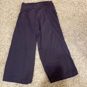 ❤️Bootleg Yoga Capris w/Tummy Control High Waist Flare Crop Pants w/Pock…